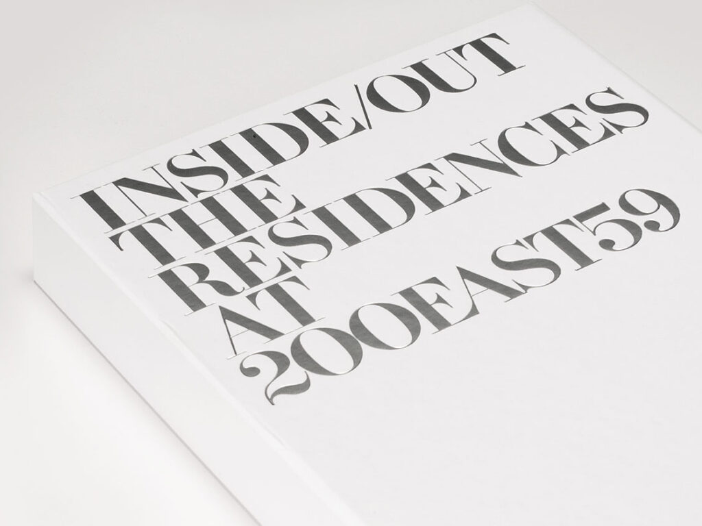 Print collateral for the 200 East 59