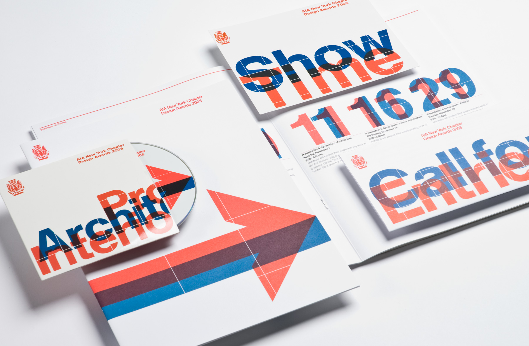 Print design for American Institute of Architects New York.