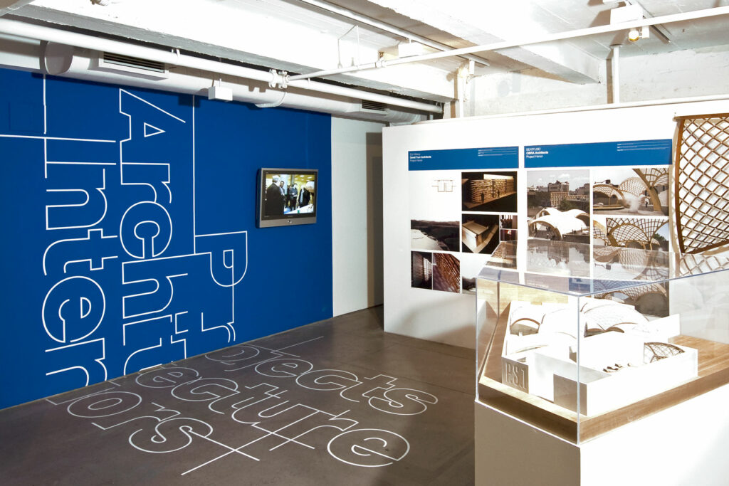 Interactive exhibition design for American Institute of Architects New York.