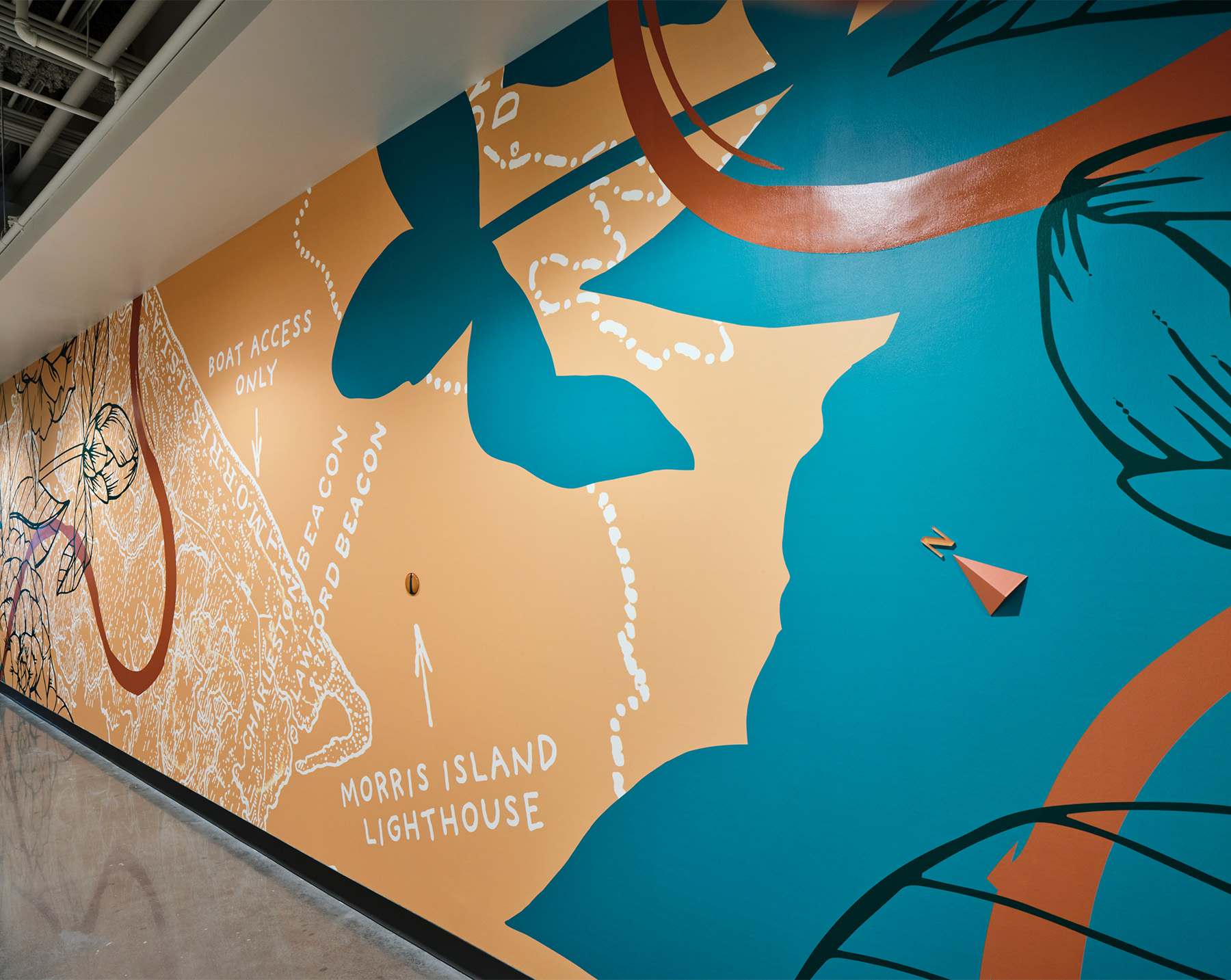 Wall graphics at South Carolina Tech Client