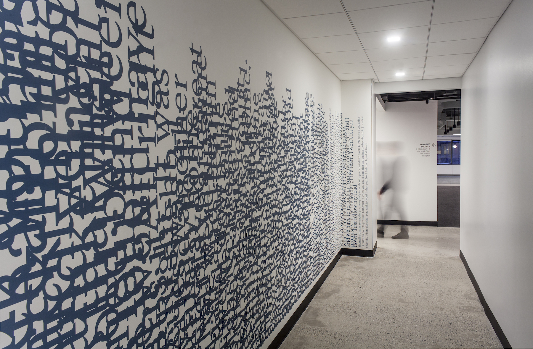 Wall graphics for Business Insider