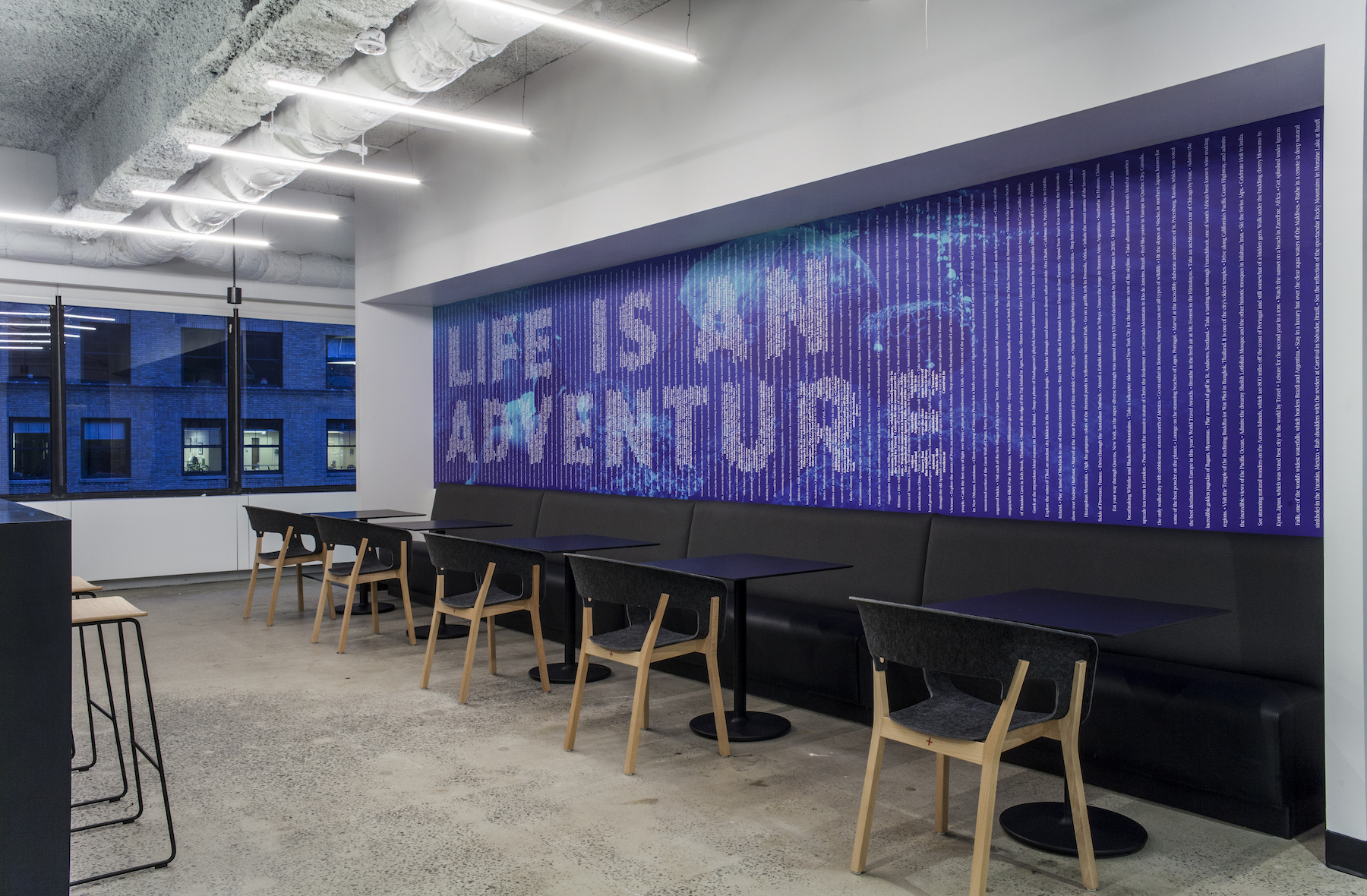 Wall graphics for Business Insider