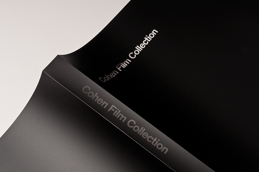 Spine and cover of Cohen Film Collection Book.