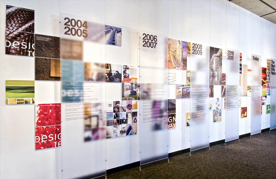 Exhibition design for Designtex.