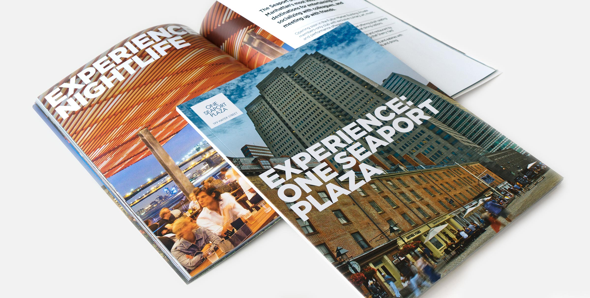 Print collateral for One Seaport Plaza