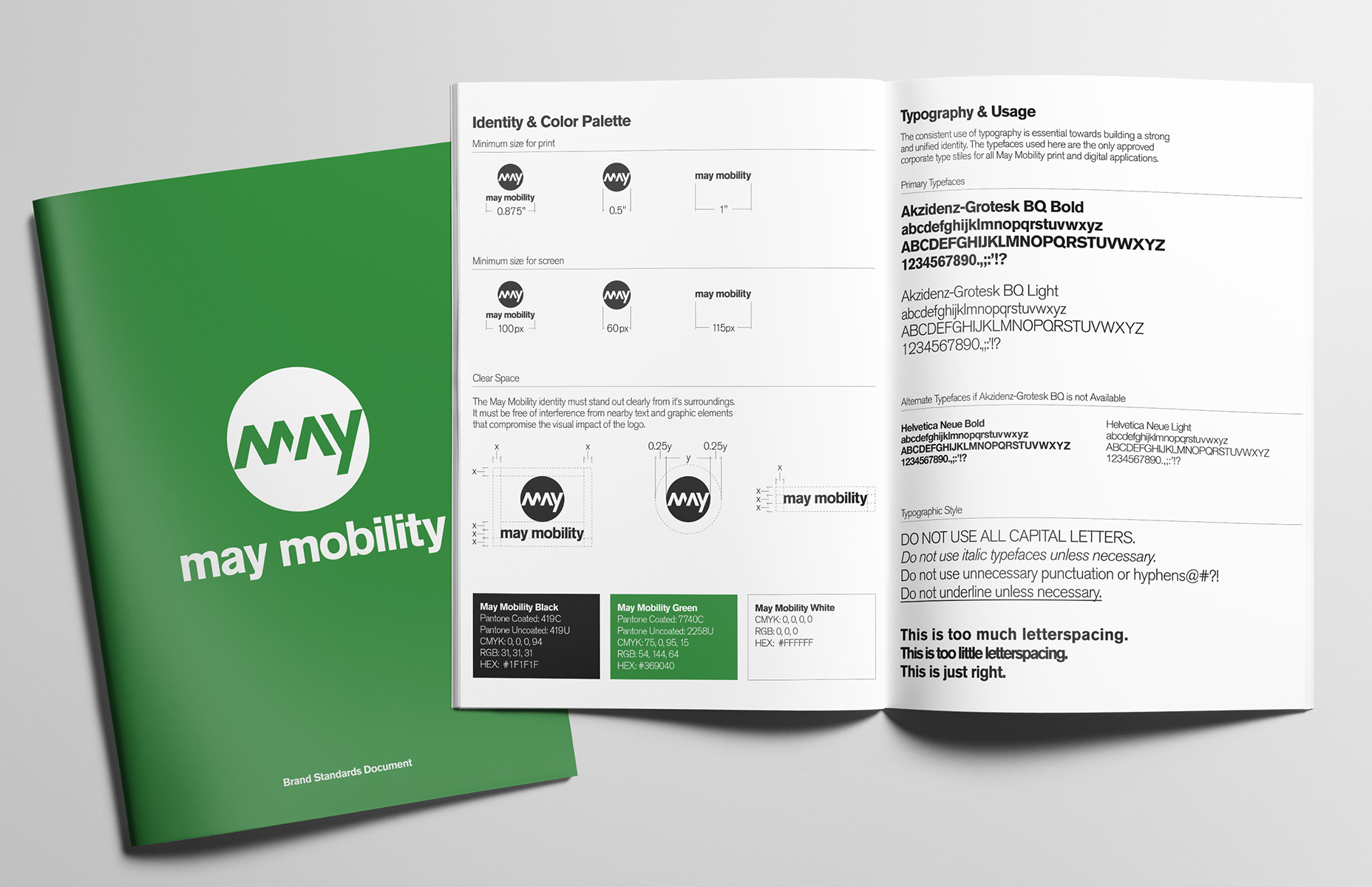 Print design for May Mobility.