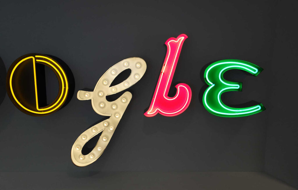 Neon installation for New York City Doodle