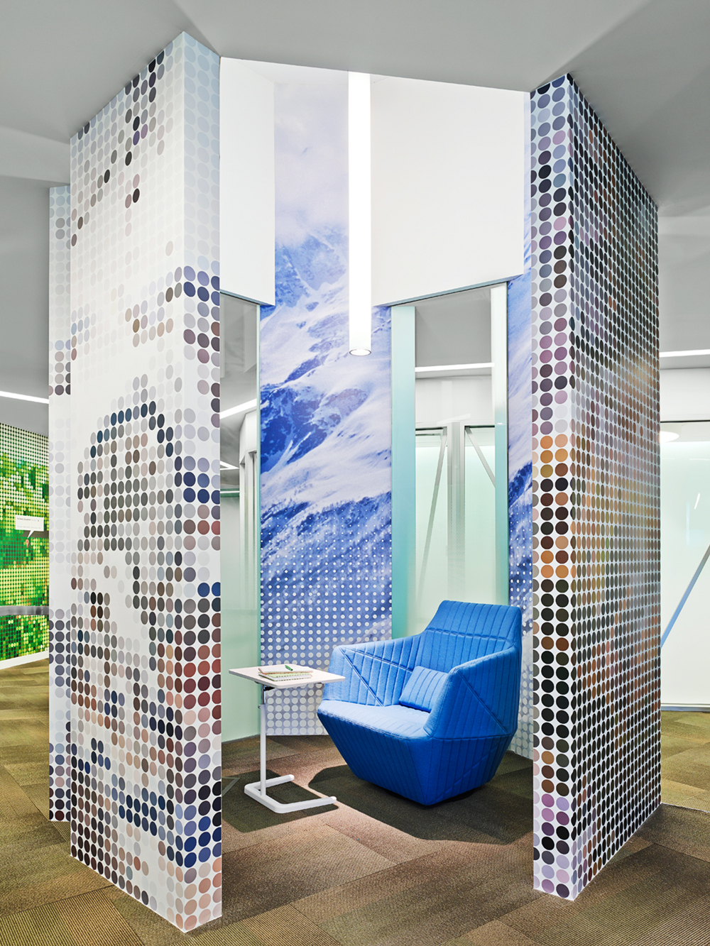 Wall and glass graphics for Workplace Seasons