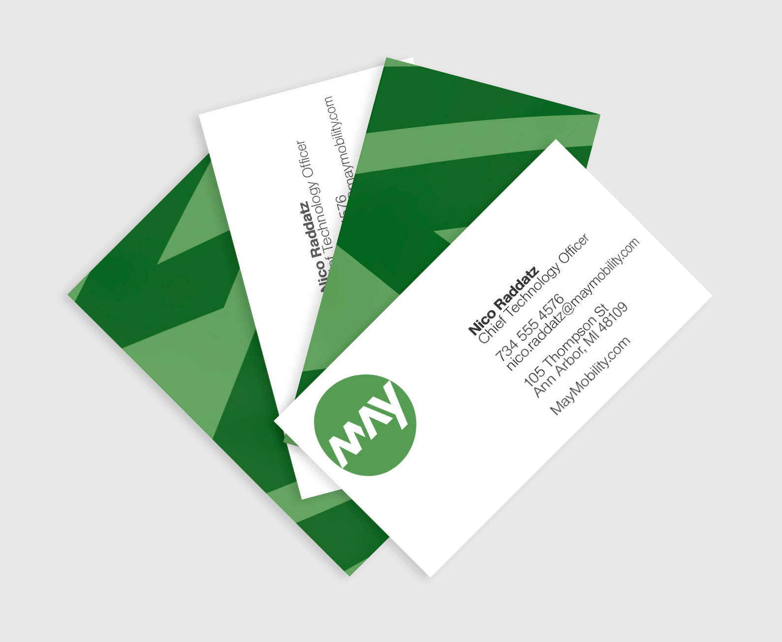 May Mobility Business Cards