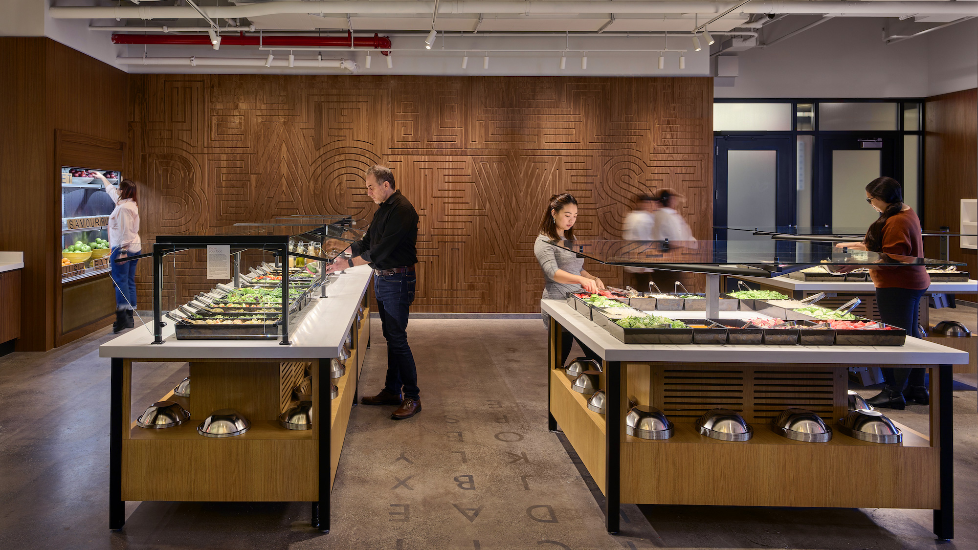 Interior of Anagrams Cafe