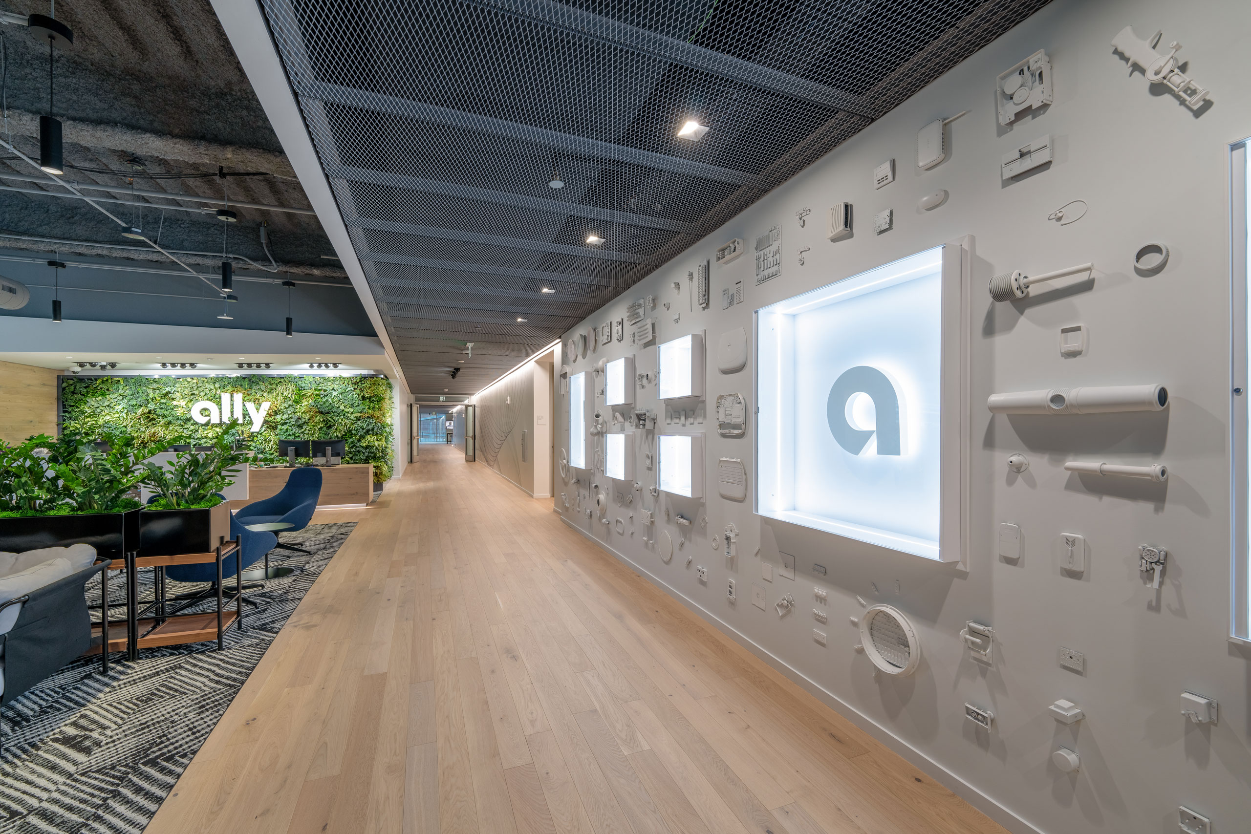 Wall installation for Ally Financial