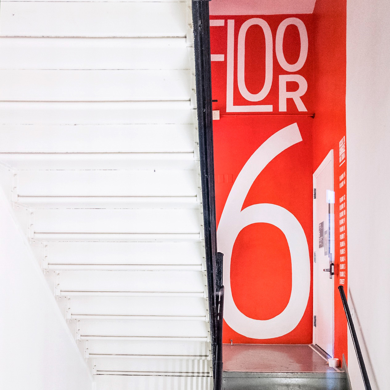 Wall graphics for Internal Stairs