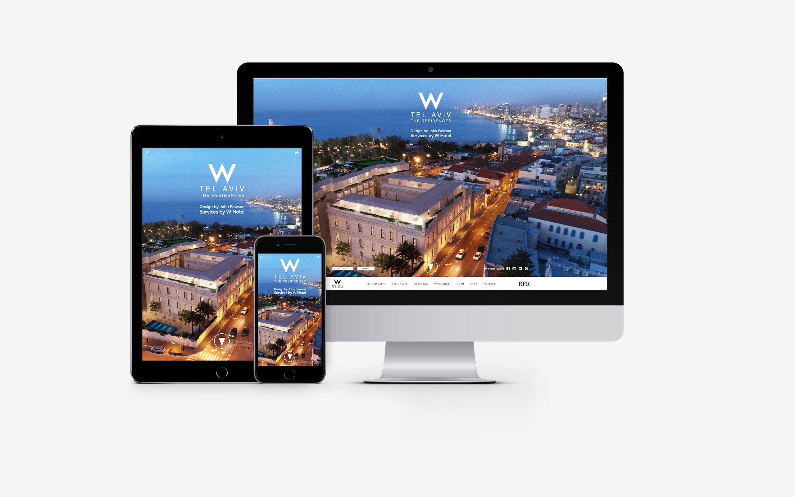 Web collateral for W Tel Aviv