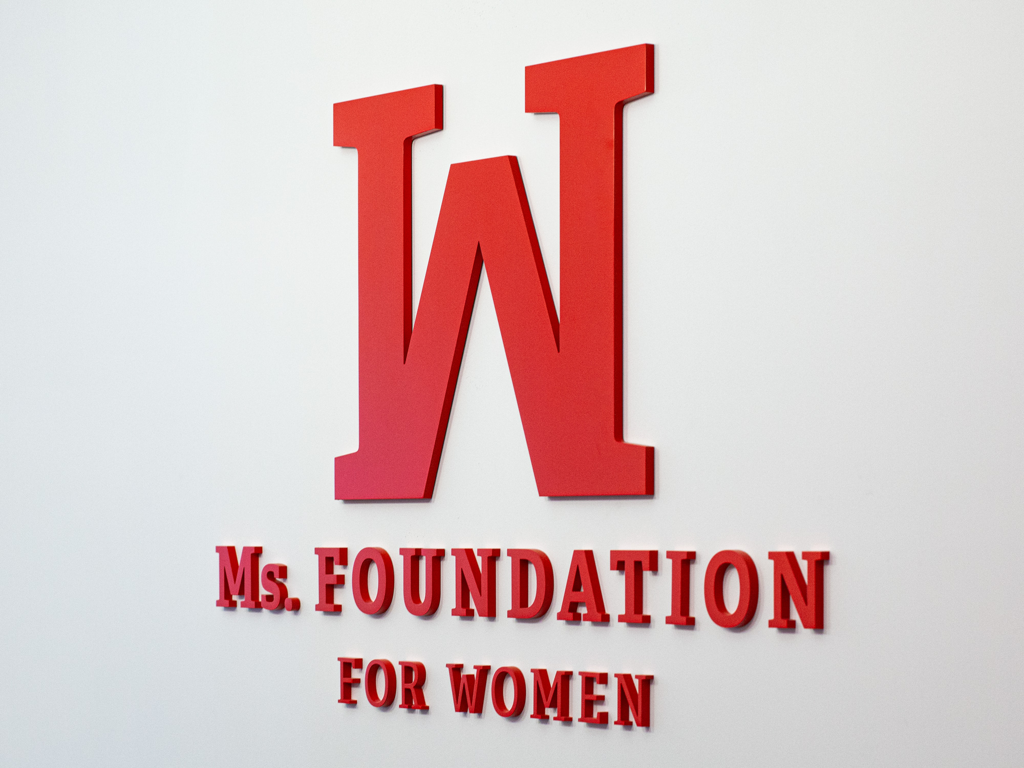 Wall graphics for Ms. Foundation for Women