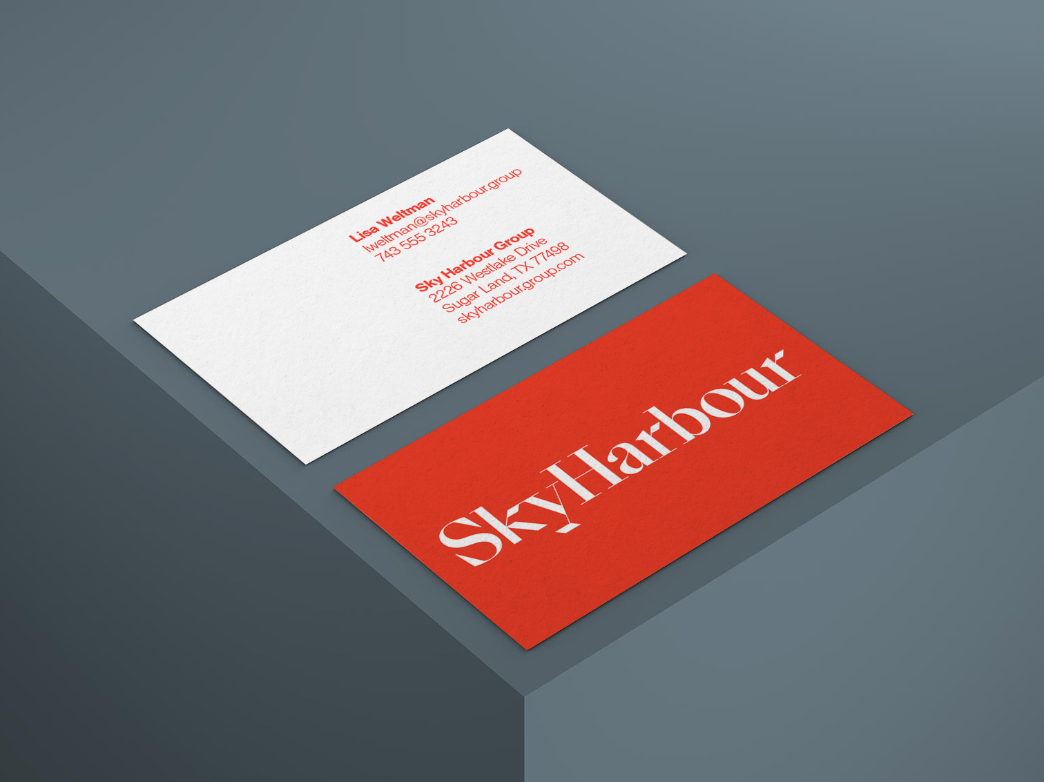 Print collateral for Sky Harbour