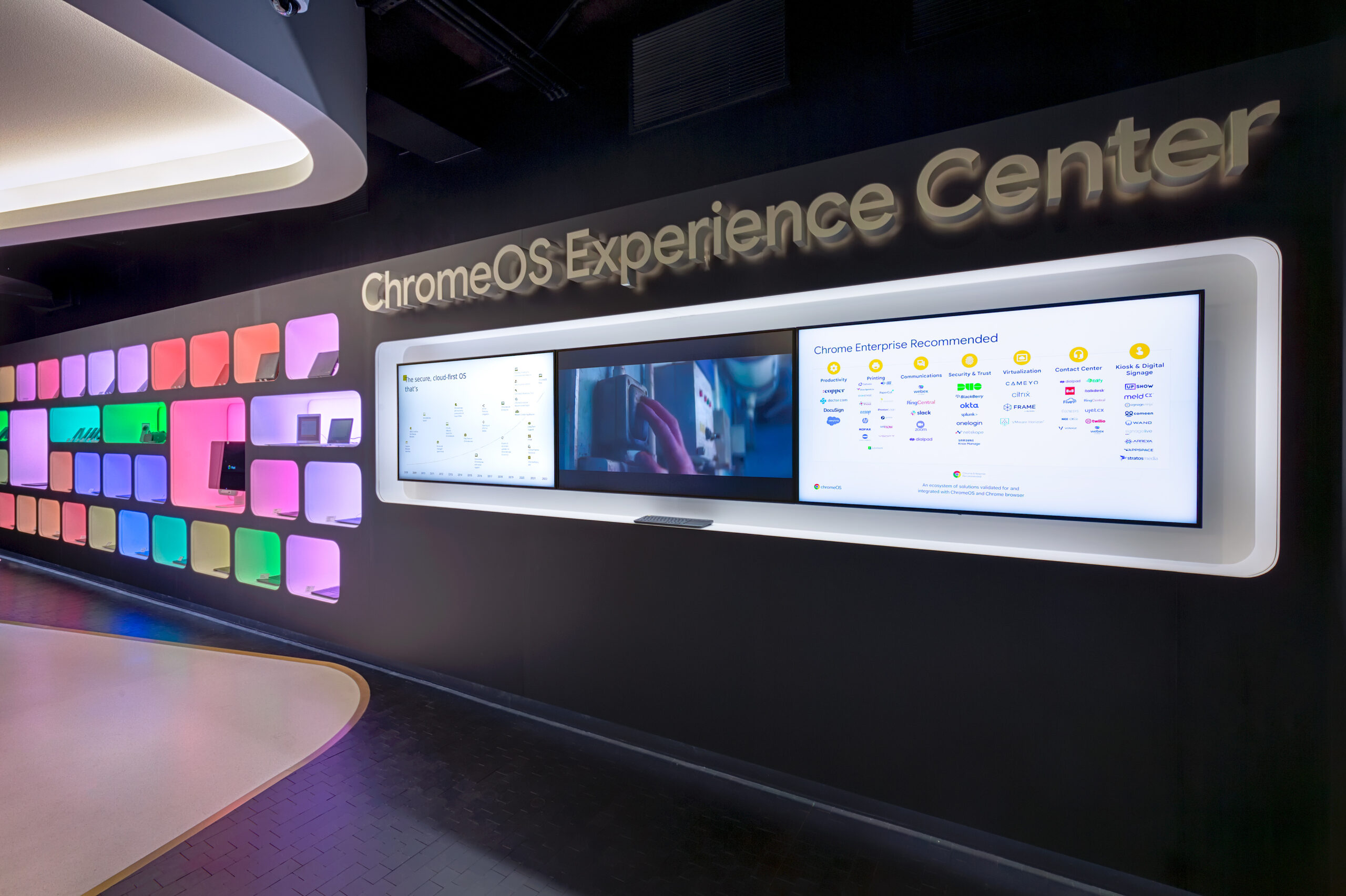 Installation for the Chrome Showcase