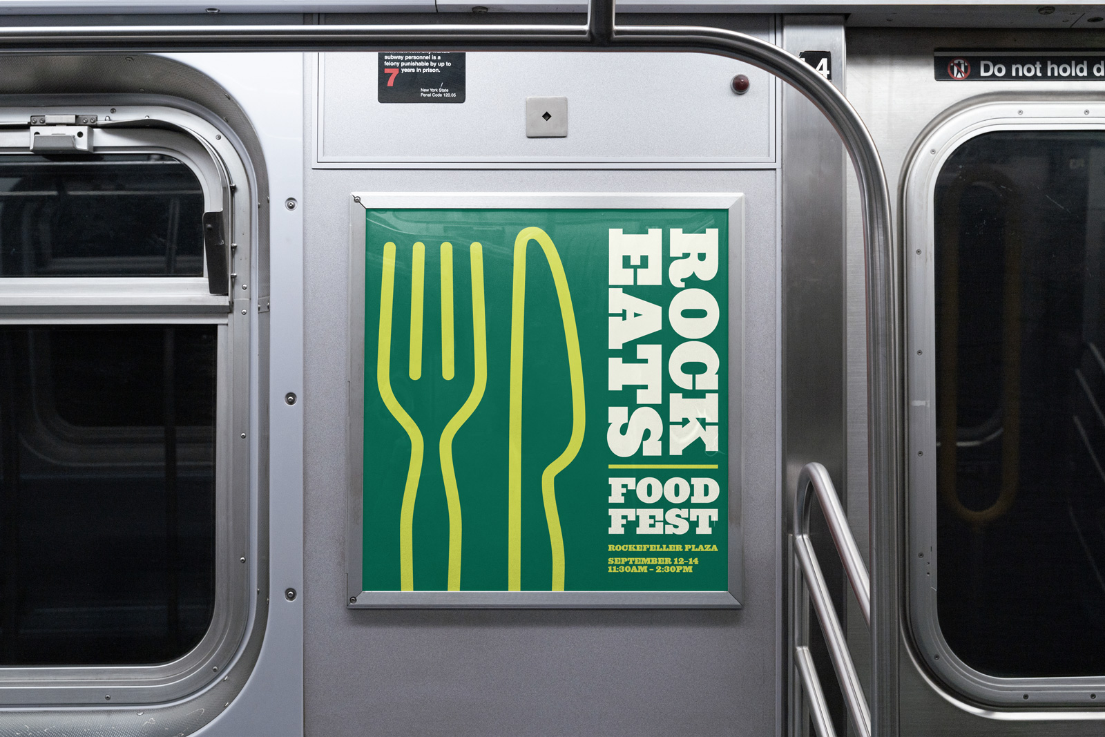 Ad campaign for Fall Rock Eats Food Fest
