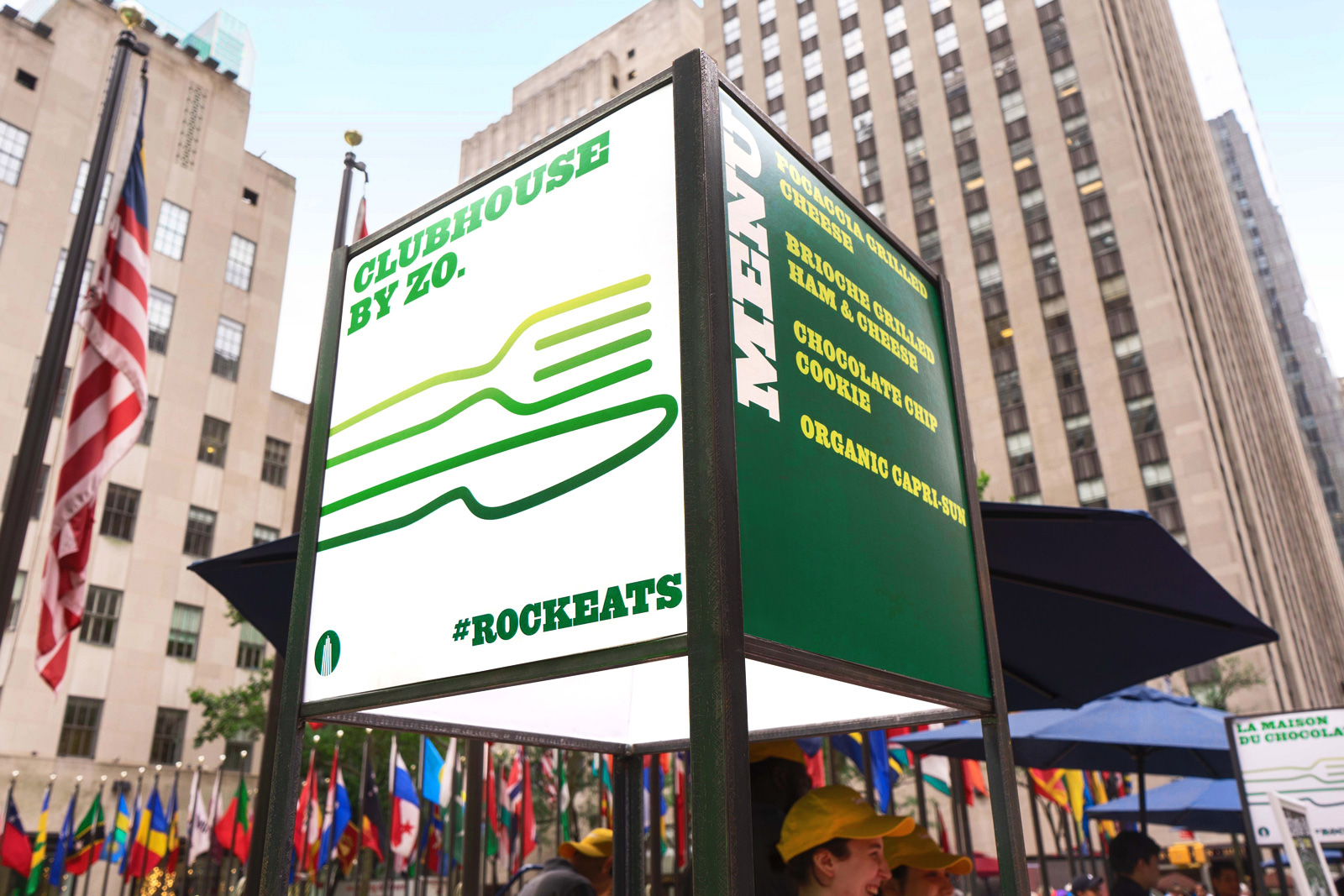 Signage for Fall Rock Eats Food Fest