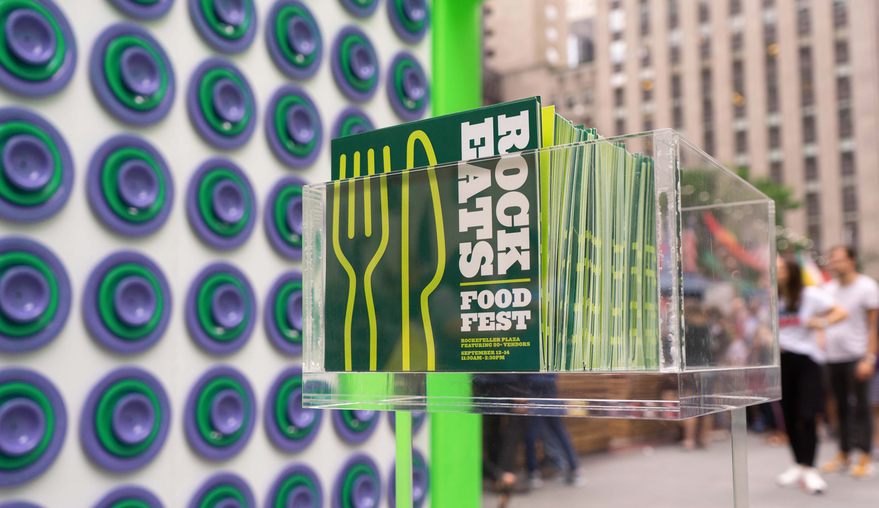 Print collateral for Fall Rock Eats Food Fest