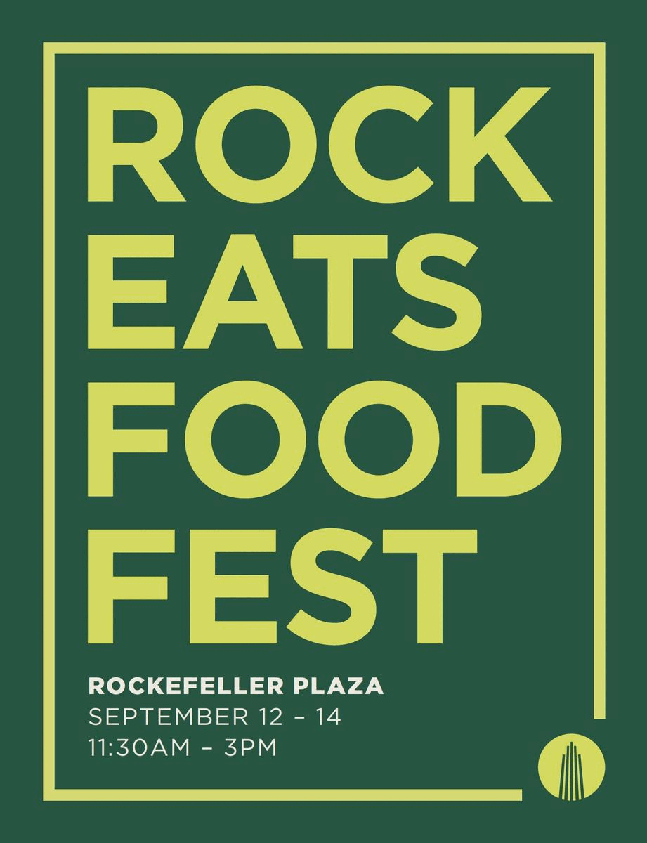 Posters for Fall Rock Eats Food Fest
