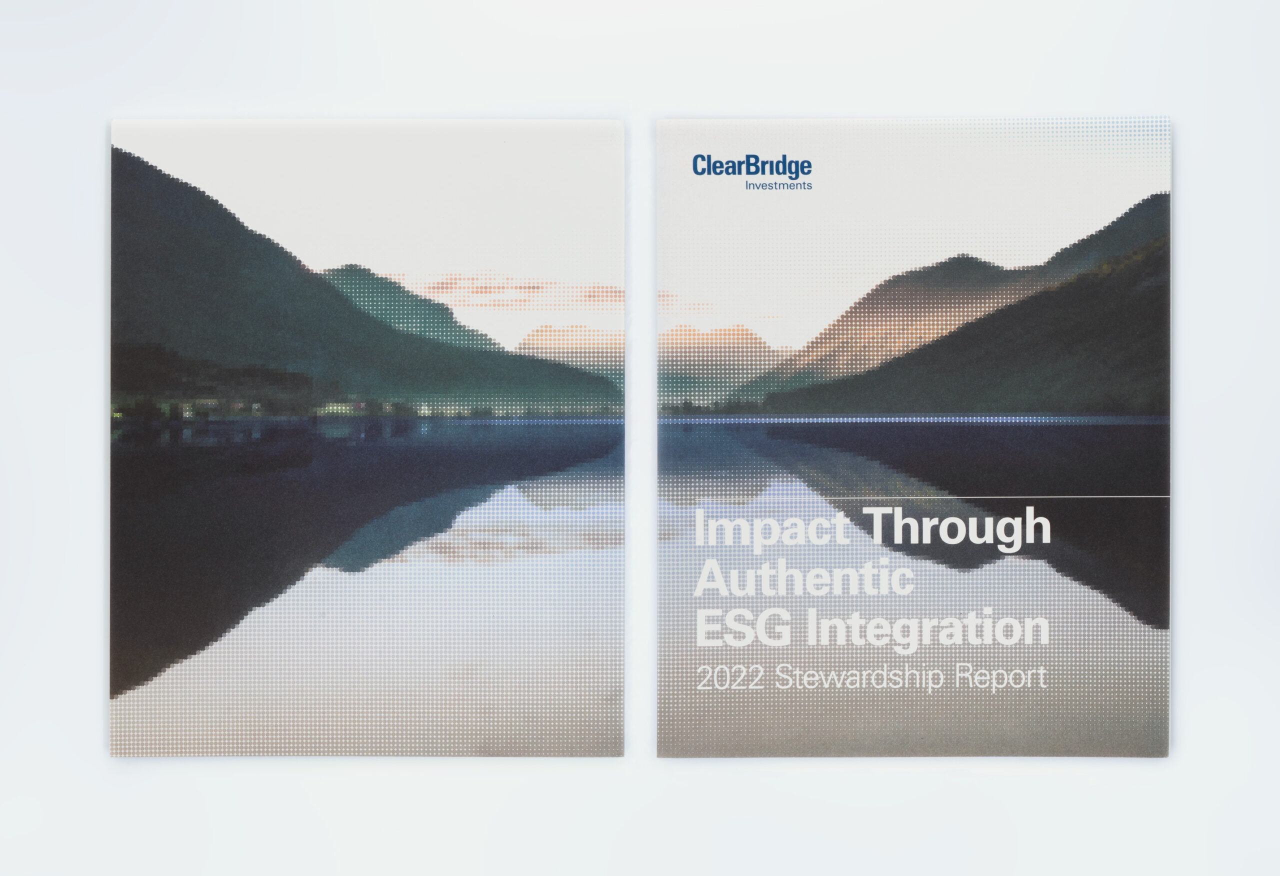 Print collateral for ClearBridge Stewardship Report 2022